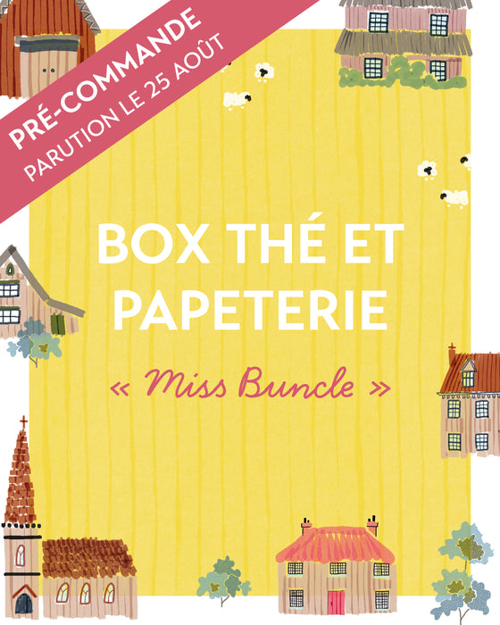 Box Miss Buncle - papeterie & thé